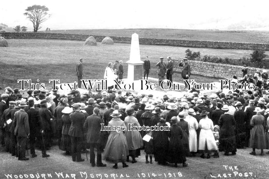 NO 2239 - West Woodburn War Memorial, Northumberland c1921