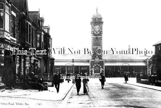 NO 2257 - Station Road, Whitley Bay, North Shields, Newcastle c1919
