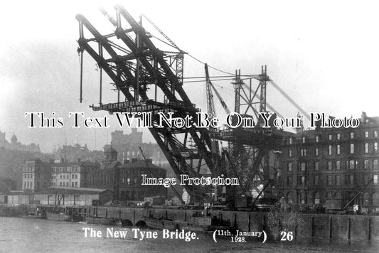 NO 2259 - The New Tyne Bridge, Newcastle Upon Tyne 1928