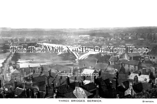 NO 2271 - Three Bridges, Berwick Upon Tweed, Northumberland