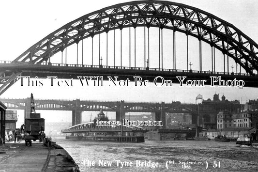 NO 2288 - The New Tyne Bridge, Newcastle On Tyne, Northumberland