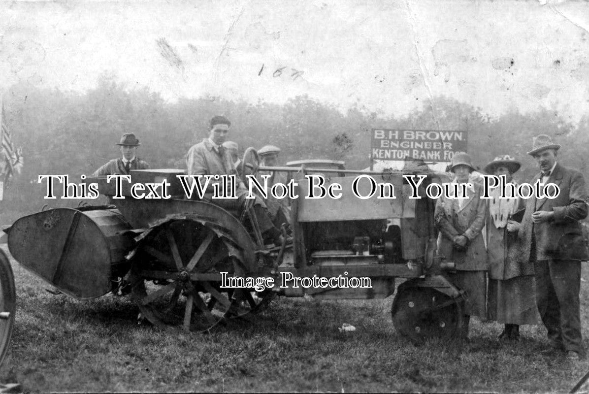NO 230 - Traction Engine, Brown, Kenton Bank, Northumberland