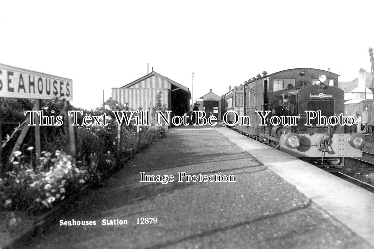 NO 2301 - Seahouses Railway Station, Berwick Upon Tweed c1935