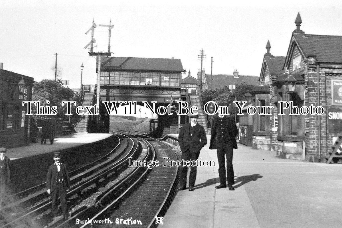 NO 2330 - Backworth Railway Station, Newcastle Upon Tyne