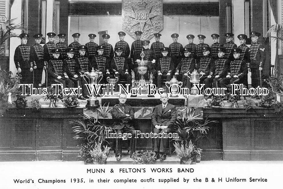 NO 2332 - Munn & Felton's Works Band, Alnwick, Northumberland