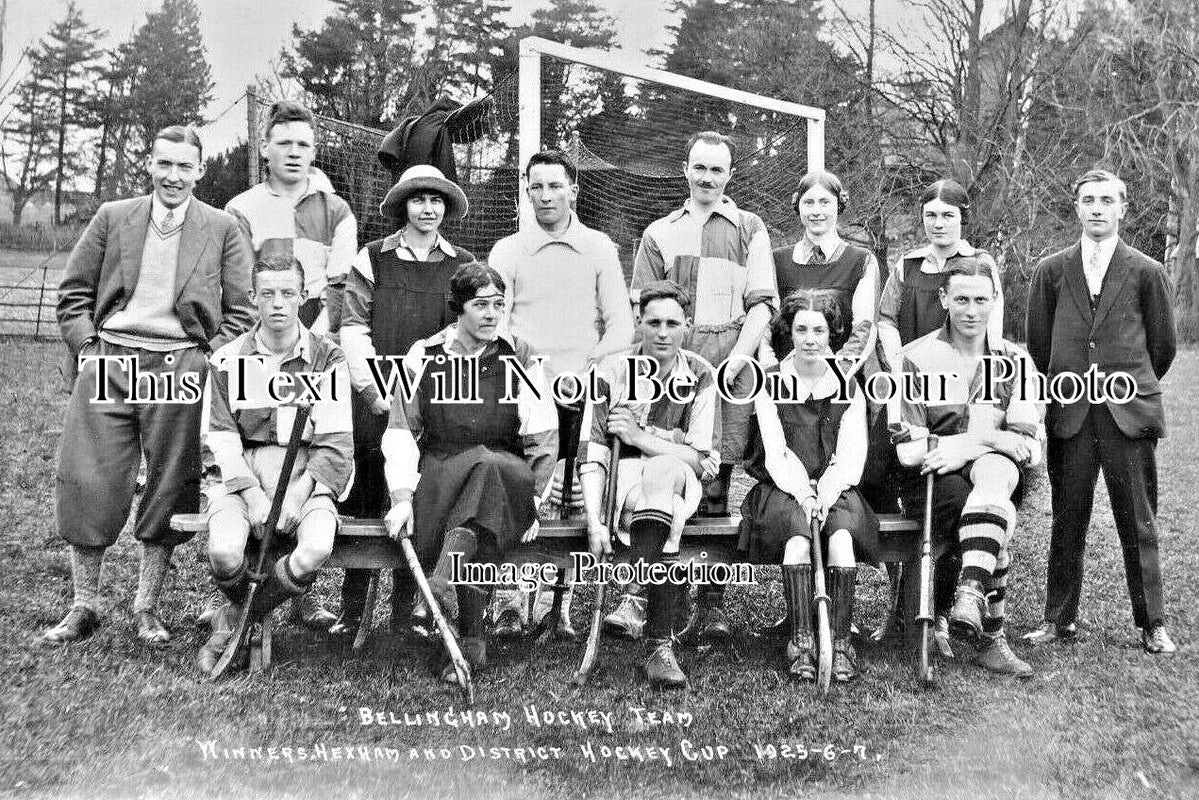 NO 2338 - Bellingham Hockey Team, Northumberland 1925-26