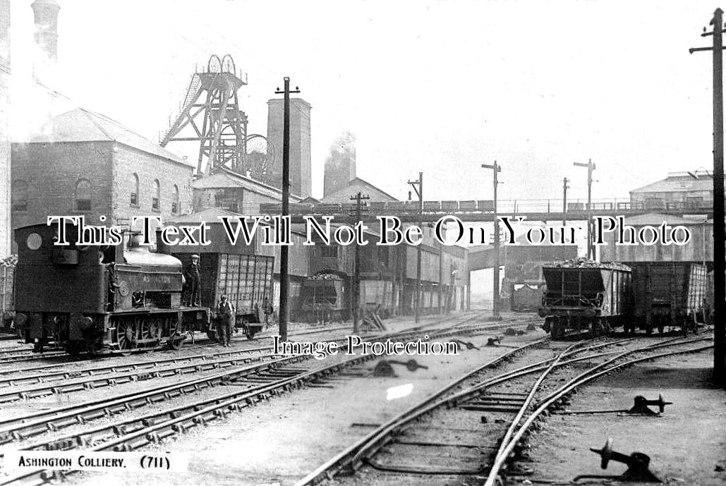 NO 2344 - Ashington Colliery Coal Mine Railway, Northumberland