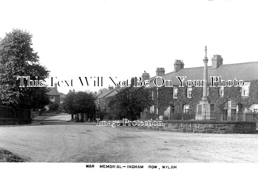 NO 2383 - Ingham Row War Memorial, Wylam, Northumberland