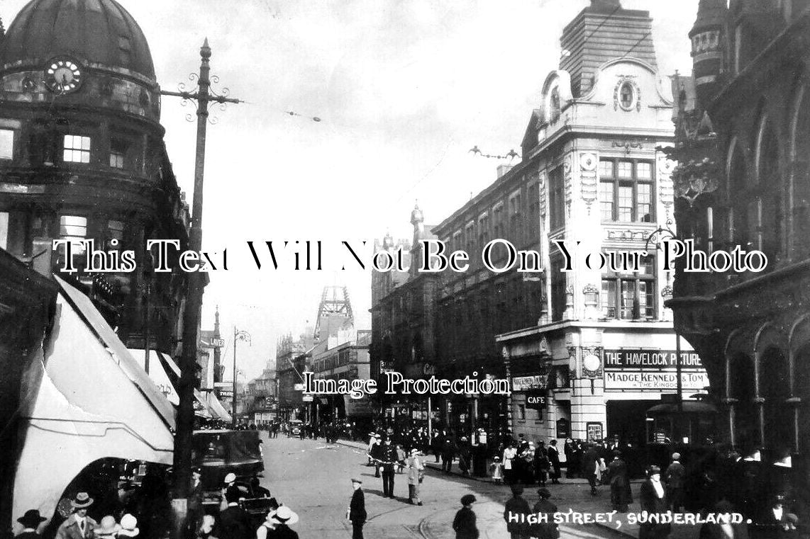 NO 2421 - High Street, Sunderland, Northumberland c1928