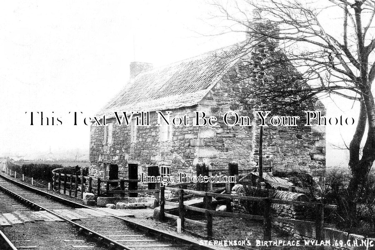 NO 2450 - Stephenson's Birthplace, Wylam, Northumberland c1907