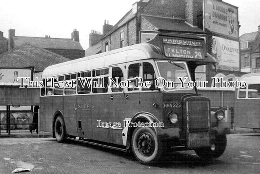 NO 2456 - United Bus, Felton & Alnmouth, Morpeth, Tyne & Wear