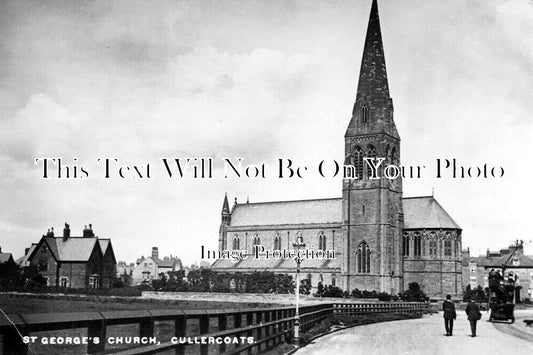 NO 2483 - St George's Church, Cullercoats, Northumberland