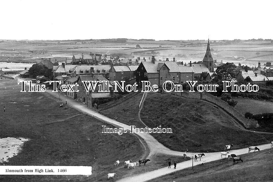 NO 2488 - Alnmouth From High Link, Northumberland