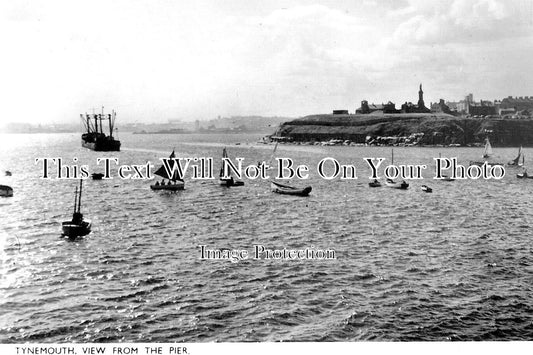 NO 2509 - Tynemouth View From The Pier, Northumberland c1951