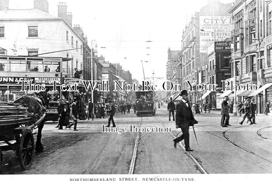 NO 2517 - Northumberland Street, Newcastle On Tyne c1911