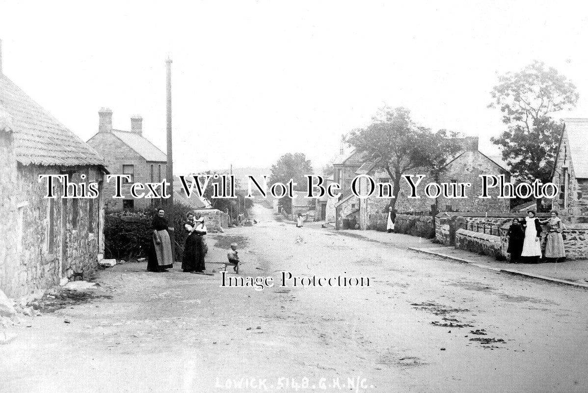 NO 2568 - Lowick, Northumberland c1900