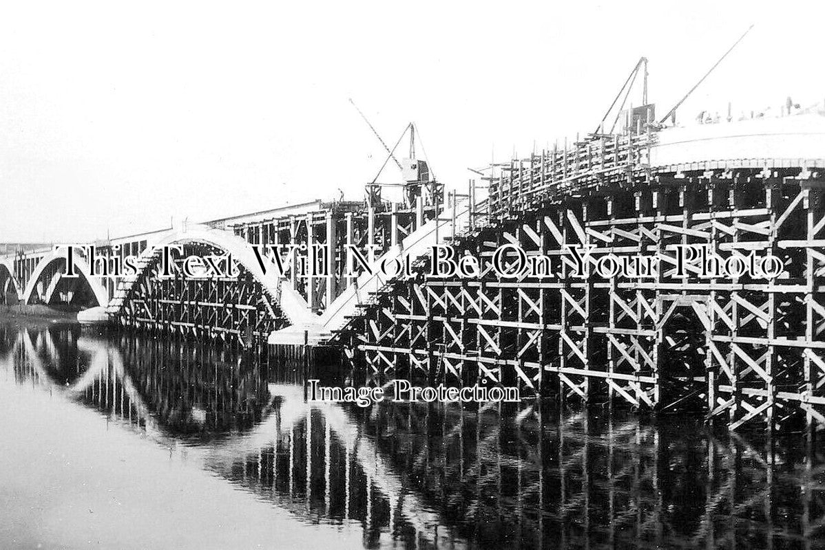 NO 2569 - The New Bridge Construction, Berwick Upon Tweed