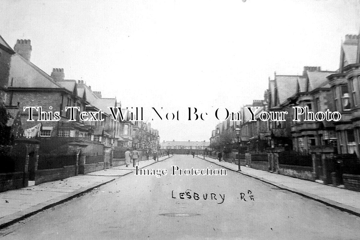 NO 2596 - Lesbury Road, Heaton, Newcastle, Northumberland c1913