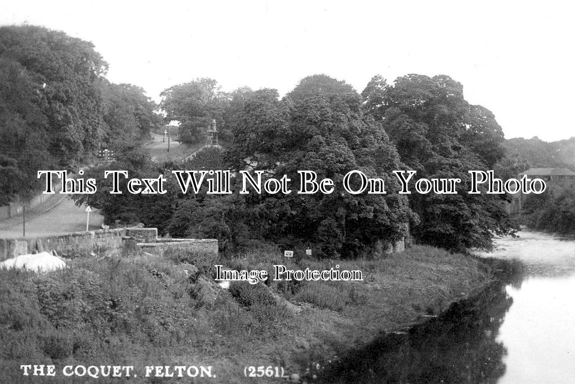 NO 2607 - The Coquet, Felton, Northumberland c1916