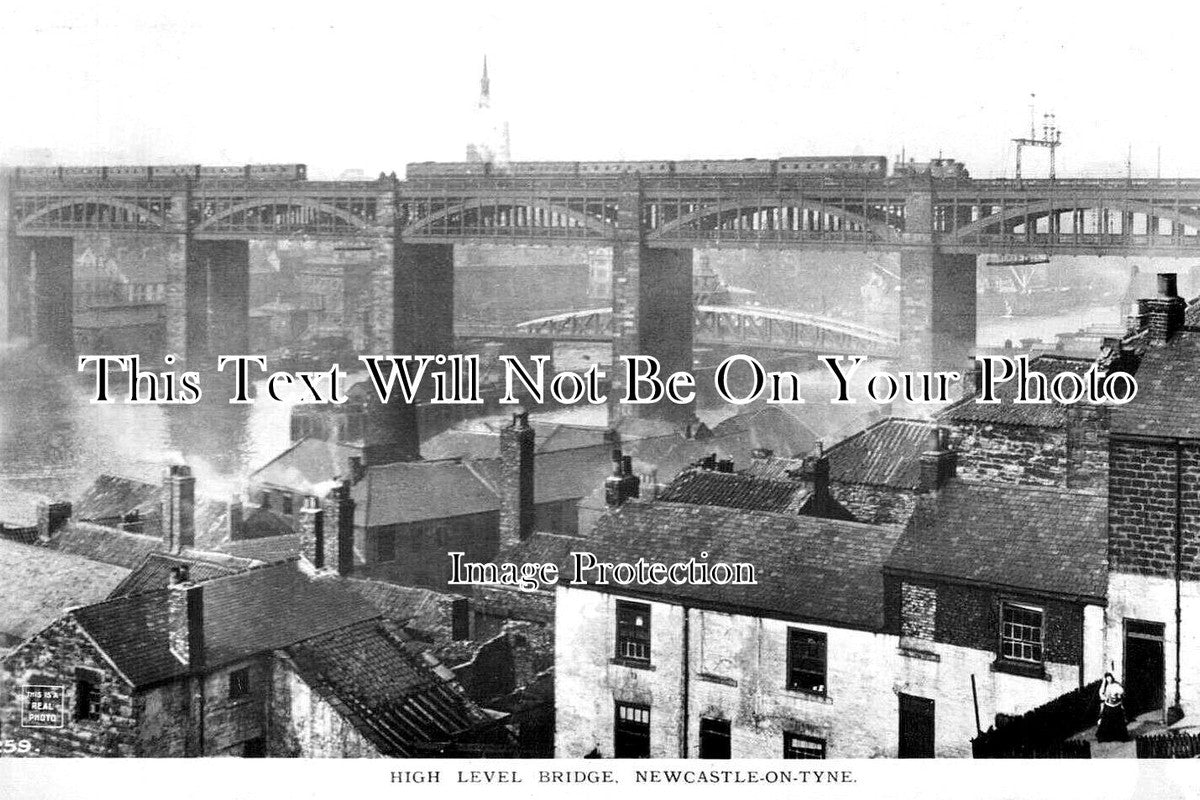 NO 2610 - High Level Bridge, Newcastle On Tyne c1915