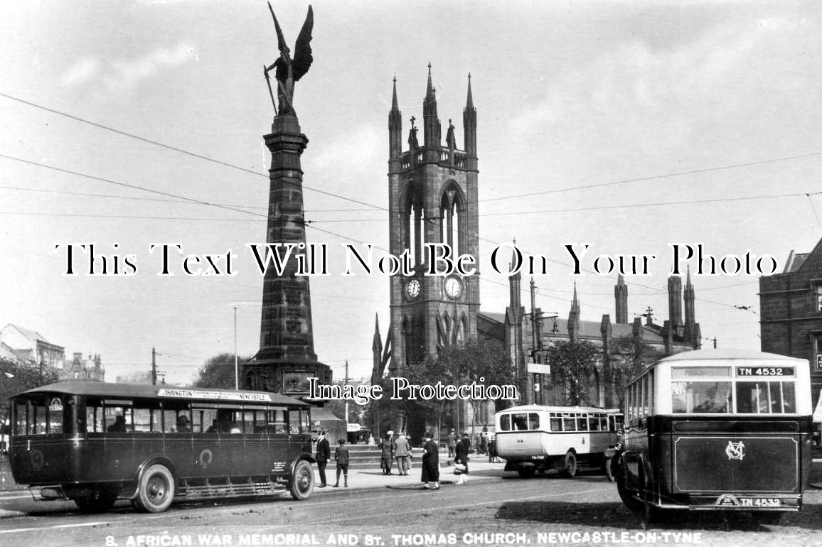 NO 264 - South Africa War Memorial, Newcastle, Northumberland