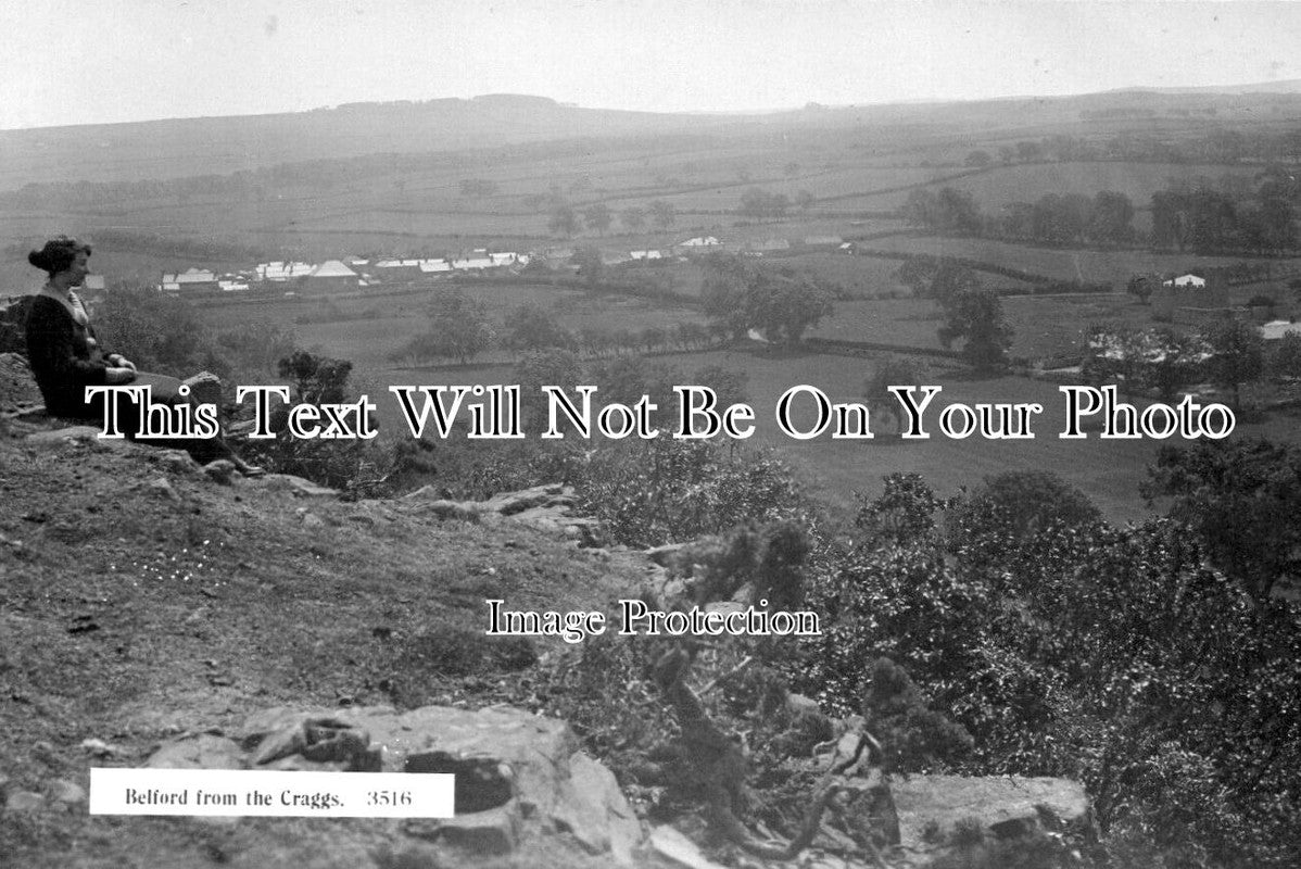 NO 2722 - Belford From The Craggs, Northumberland