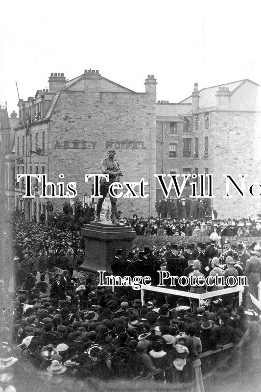 NO 2741 - Unveiling Bensons Boer War Memorial, Northumberland 1904