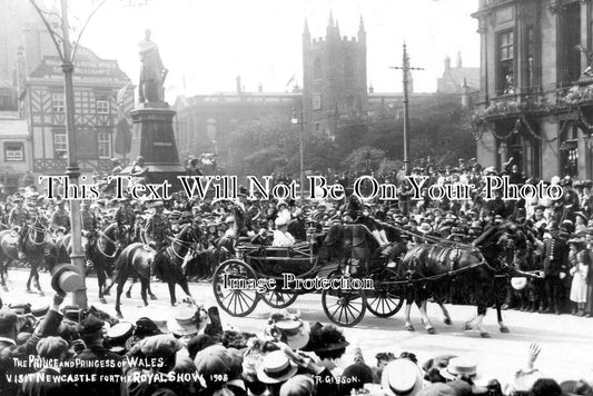 NO 2762 - Royal Visit To Newcastle For Royal Show, Northumberland 1908