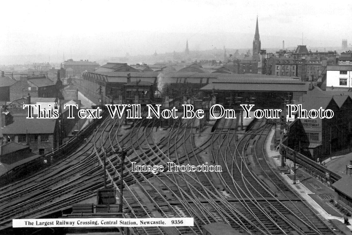 NO 2778 - Largest Railway Crossing, Newcastle Central Station