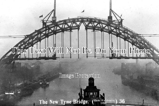 NO 2779 - The New Tyne Bridge, Newcastle Upon Tyne