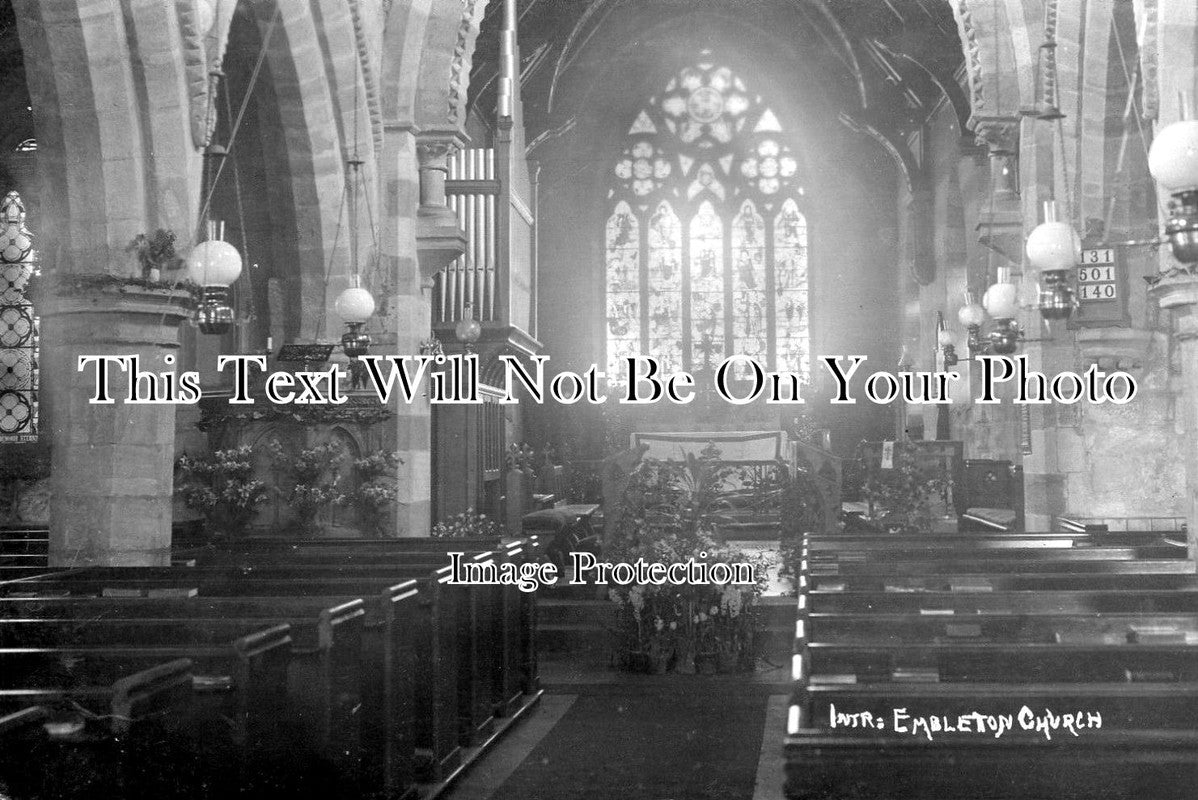 NO 281 - Embleton Church Interior, Northumberland