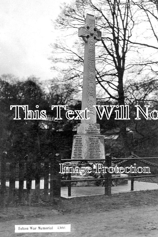 NO 2822 - Felton War Memorial, Northumberland