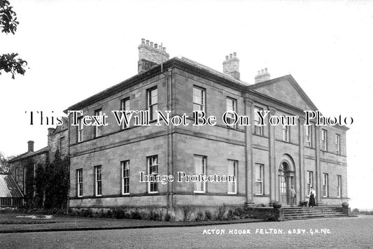 NO 2825 - Acton House, Felton, Northumberland c1914