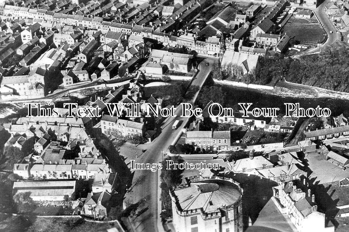 NO 2843 - Morpeth From The Air, Northumberland