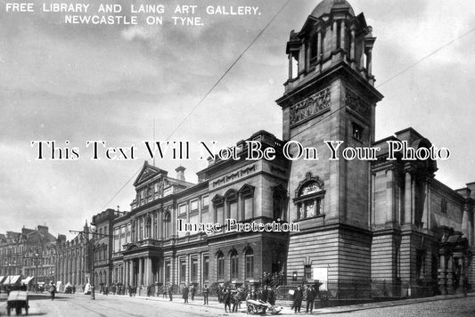 NO 2845 - Newcastle On Tyne Free Library & Laing Art Gallery