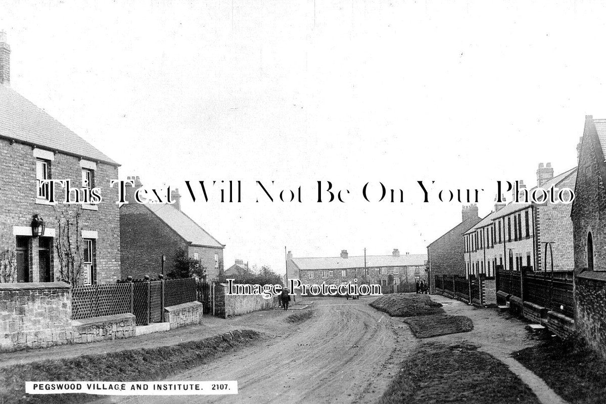 NO 2850 - Pegswood Village & Institute, Northumberland
