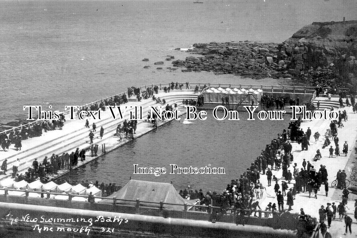 NO 2852 - The New Swimming Baths, Tynemouth, Northumberland c1925