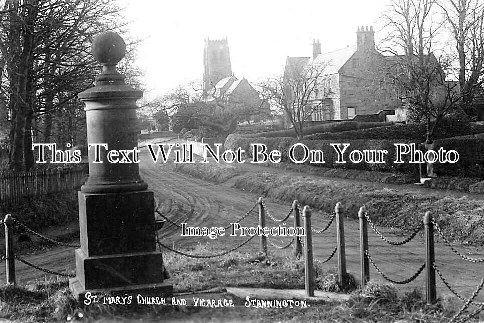 NO 2865 - St Marys Church & Vicarage, Stannington, Northumberland