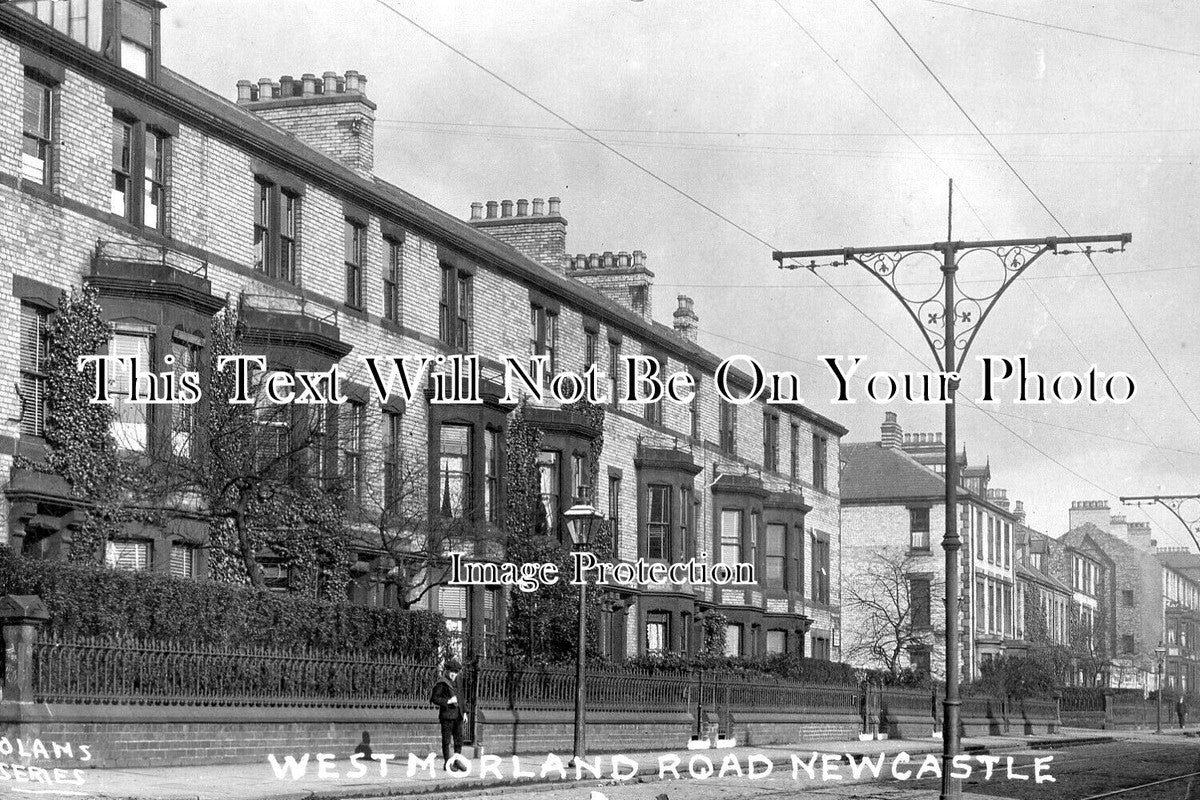 NO 2875 - Westmorland Road, Newcastle Upon Tyne, Northumberland c1924