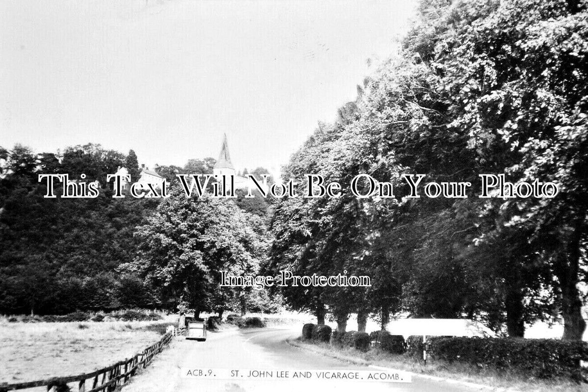 NO 2877 - St John Lee & Vicarage, Acomb, Northumberland