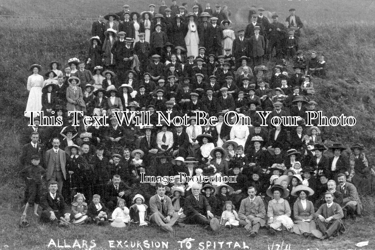 NO 2888 - Allars Excursion To Spittal, Berwick, Northumberland 1911