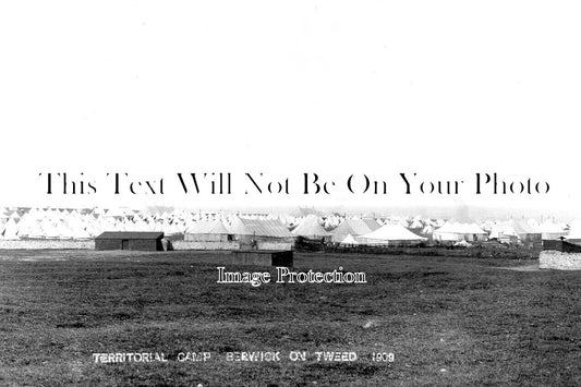NO 2890 - Berwick On Tweed Territorial Camp, Northumberland 1909