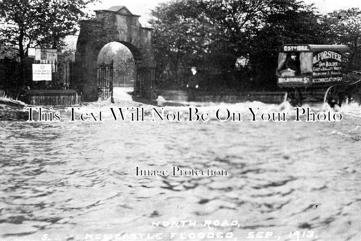NO 2892 - Newcastle Floods, Northumberland 1913