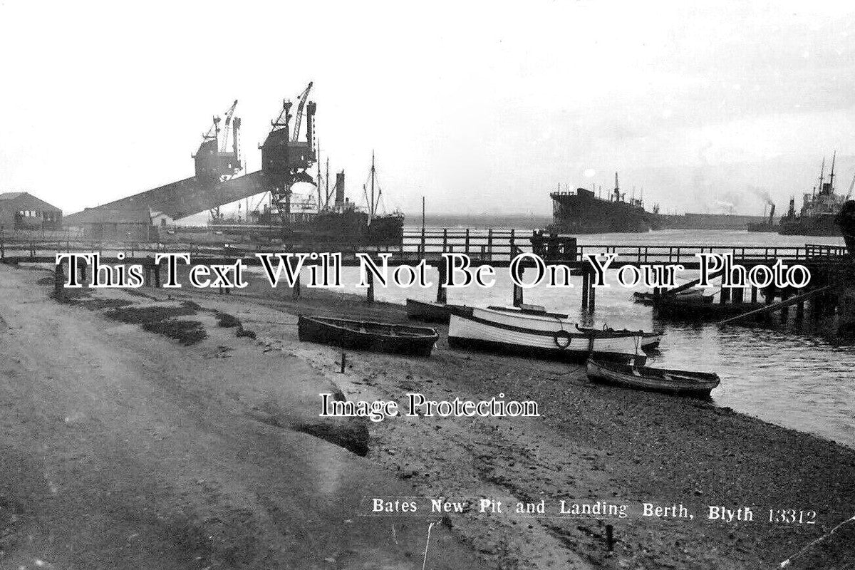 NO 2904 - Bates New Pit & Landing Bath, Blyth, Northumberland c1942