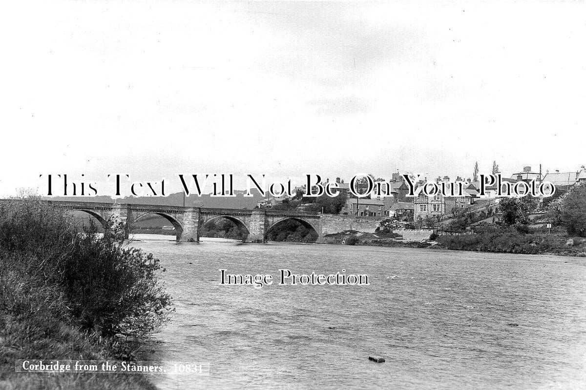 NO 2907 - Corbridge From The Stanners, Northumberland