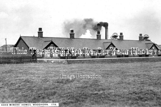 NO 2951 - Aged Miners Homes, Woodhorn, Northumberland c1918
