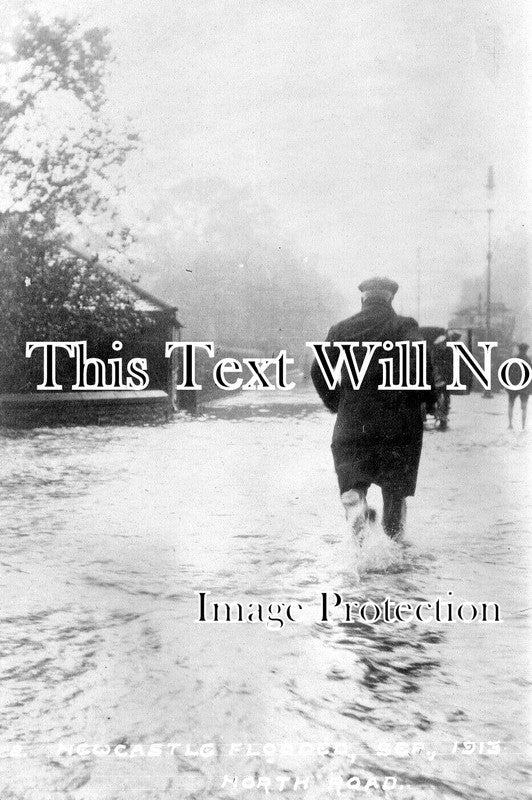 NO 3006 - Newcastle Flooded, North Road, Newcastle Upon Tyne