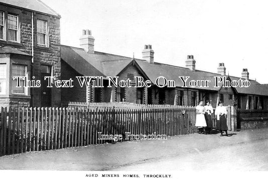 NO 3008 - Aged Miners Homes, Throckley, Northumberland c1915