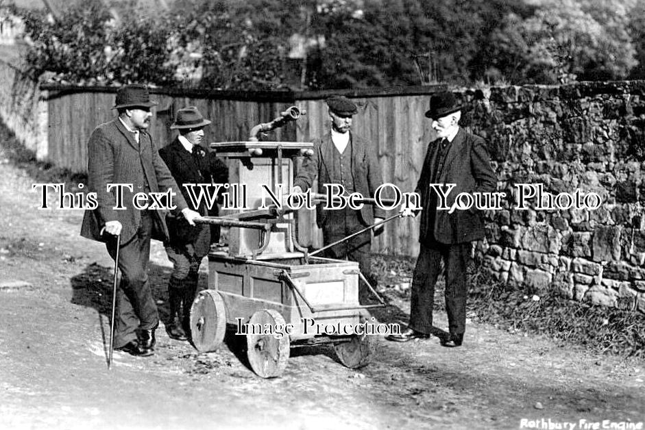 NO 3012 - Rothbury Fire Brigade Engine, Northumberland c1933