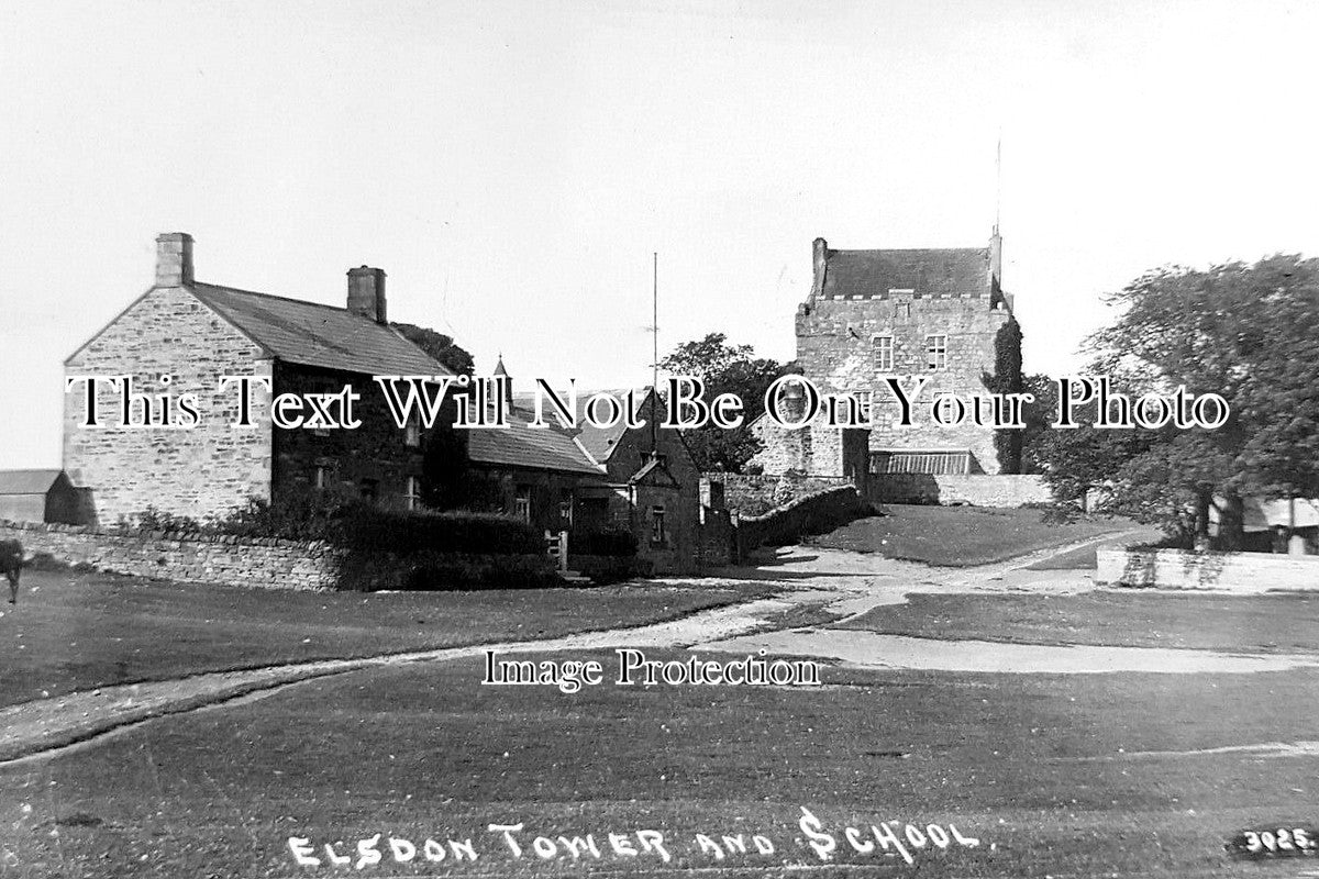 NO 3028 - Elsdon Tower & School, Northumberland